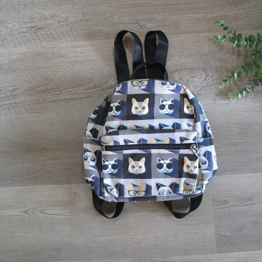 UNBRANDED Cool Cats Mini Backpack